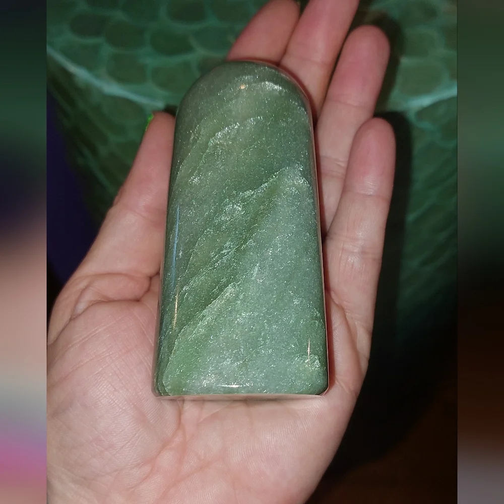 Green Aventurine Free-form Polished Boulder - Picture 7 of 8